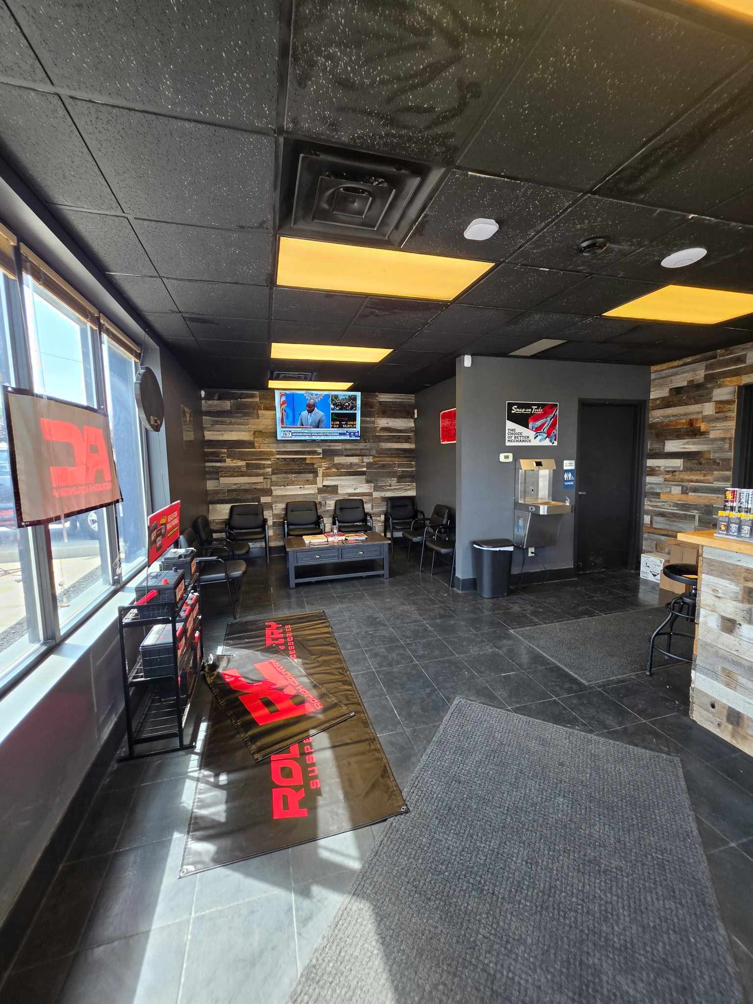 Waiting area inside Awesome Auto Repair